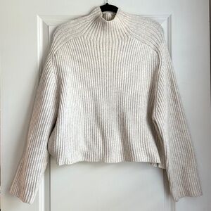 h&m Rib-knit turtleneck sweater.